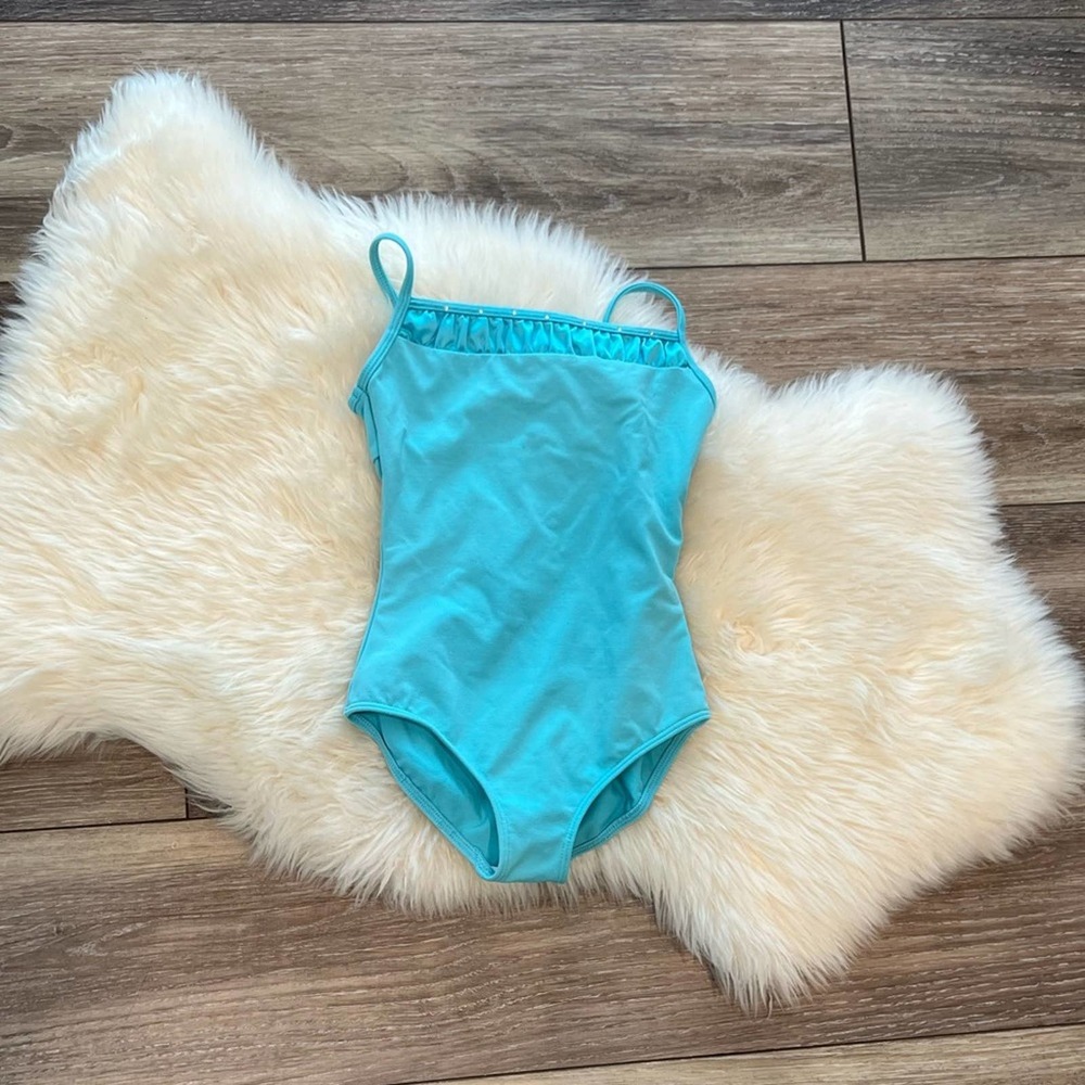 Girls Blue Dance Leotard
